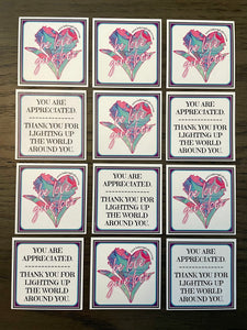 Be Love Give Love Appreciation Card