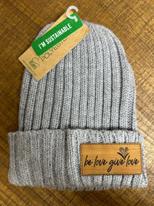 Be Love Give Love Knit Cuff Beanie ~ 8 Colors #SHORE