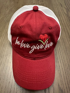 Be Love Give Love Hat ~ 17 Colors