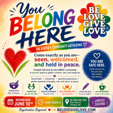 Load image into Gallery viewer, You Belong Here ♥️ LGBTQ+ Community
