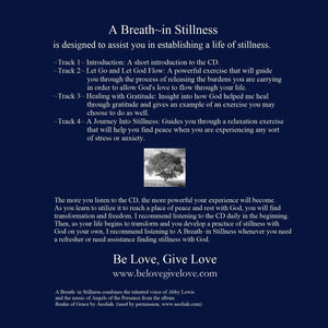 Mediation CD - A Breath~in Stillness (available on iTunes)